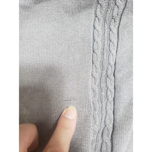 Misook Light Brown Midi Cable Skirt Women's sz M Rayon Stretch Minimalist Boho - Picture 7 of 7